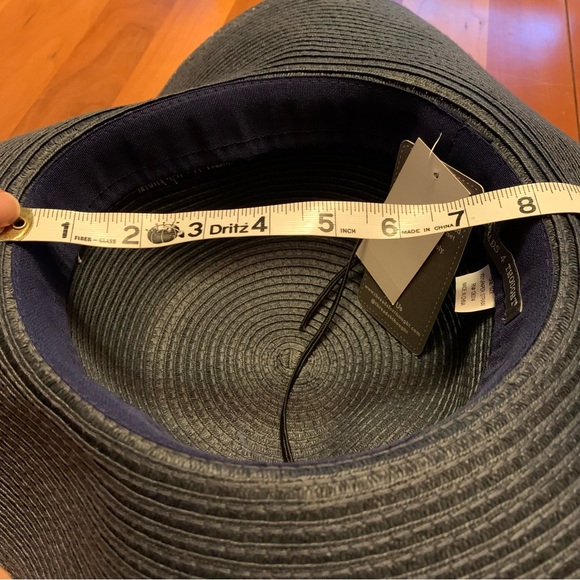 Threads 4 Thought midnight blue straw hat - Picture 7 of 12